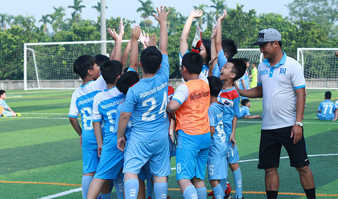 Vietfootball Academy Thạch Thất đang có sự phát triển tốt hàng đầu trong hệ thống Vietfootball Academy Việt Nam